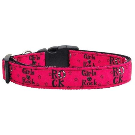 UNCONDITIONAL LOVE Girls Rock Nylon Ribbon Dog Collars Large UN805133